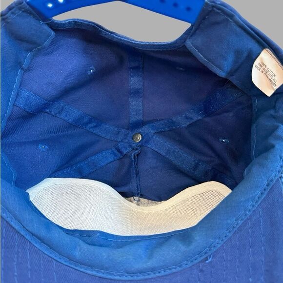 Vintage Exxon Oilfield Hat Cap Operational Excellence Center Promo Blue The Game - Picture 6 of 7